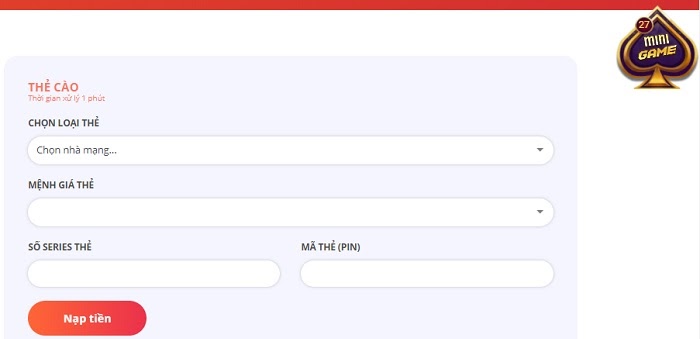 Hướng dẫn nạp tiền/rút tiền tại nhà cái May88