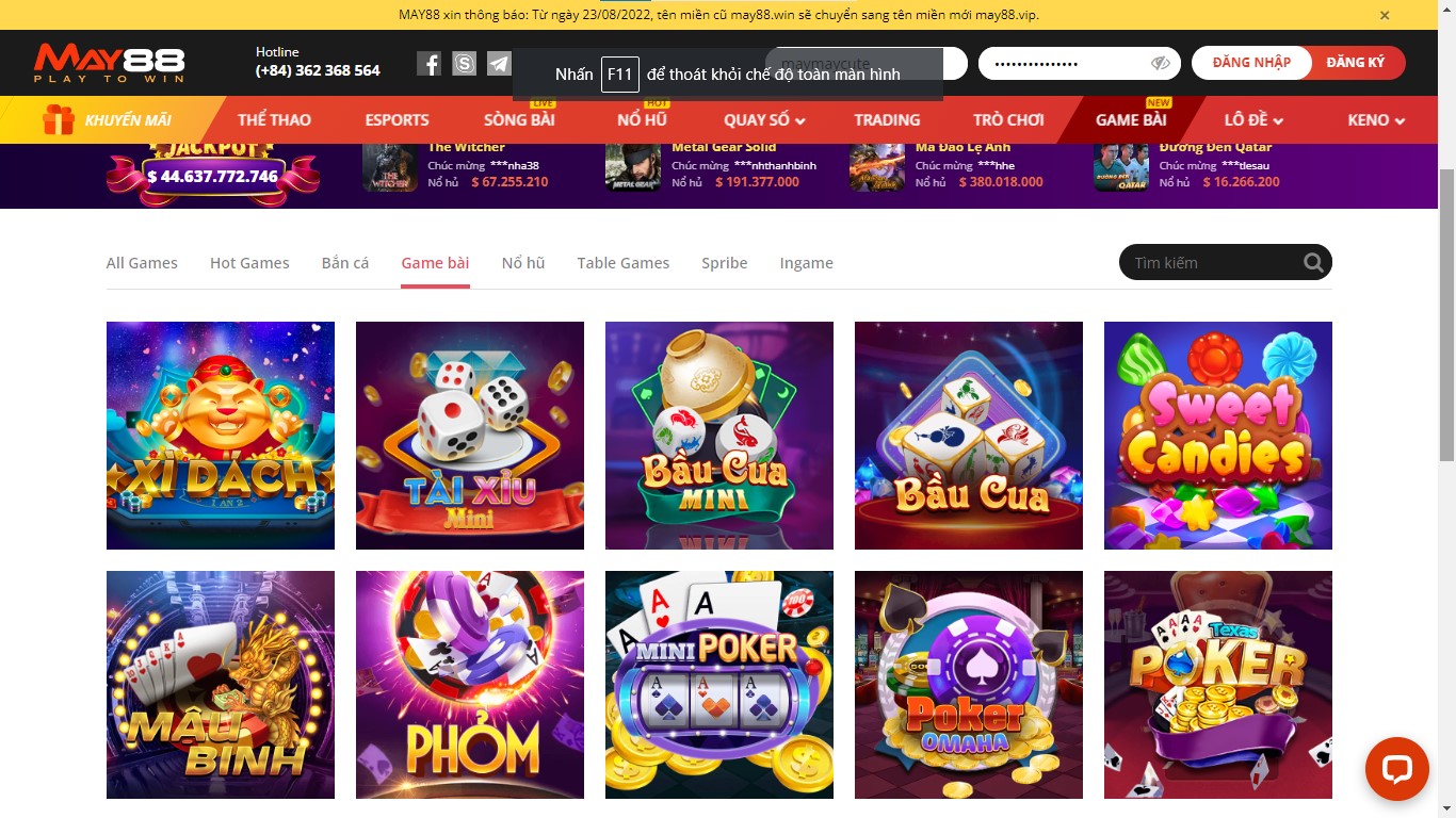 Hình ảnh game bài May88