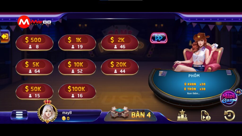 Hình ảnh game bài phỏm May88