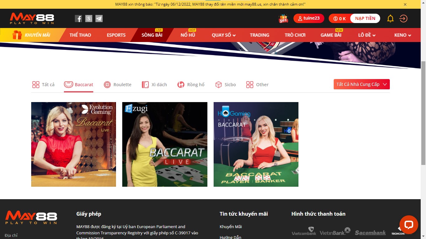 Baccarat May88 Club mang đến trải nghiệm hoàn hảo cho bạn