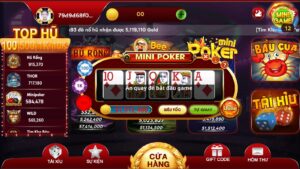 Chi tiết cách quay thưởng game Mini poker
