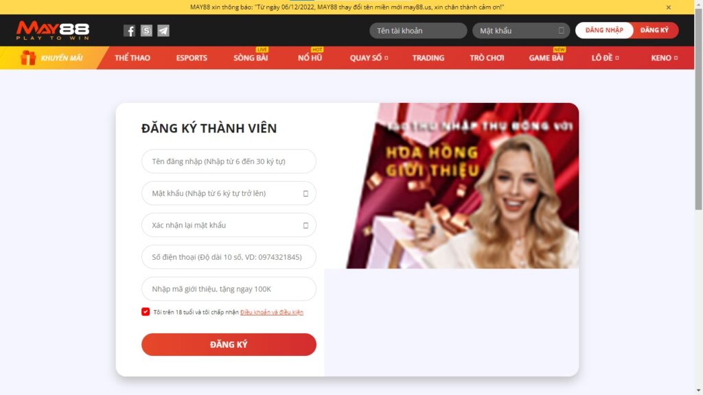 Hướng dẫn cá cược May88 nhanh nhất