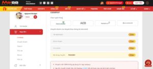 Chi tiết các bước để nạp tiền vào tài khoản cá cược vô cùng đơn giản 