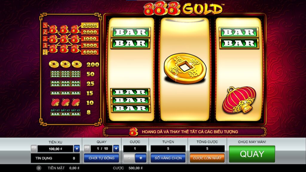 Nhà cái May88 hướng dẫn chơi quay hũ 888 Gold