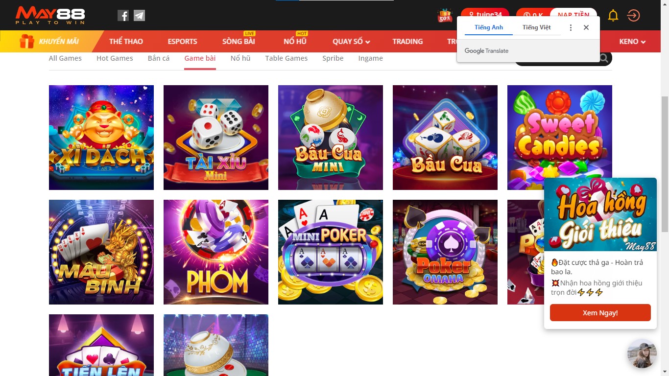Mini games May88 Top