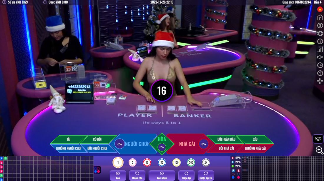 Khám phá giao diện 3D trong sảnh Casino May88
