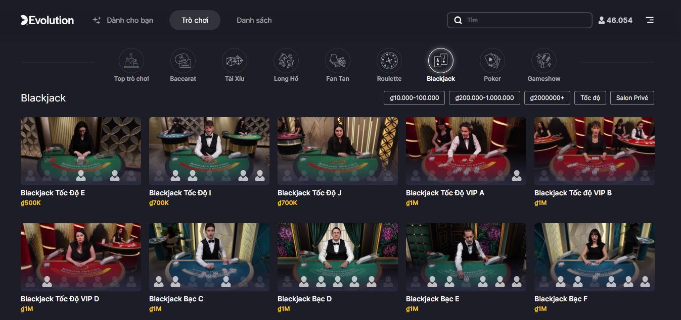 Giới thiệu về game Blackjack tại nhà cái May88