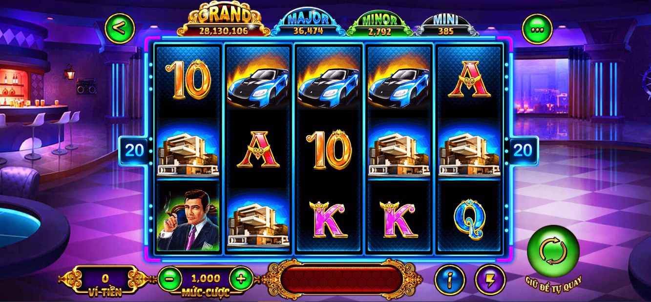 Giao diện game nổ hũ tại nhà cái May88 Club