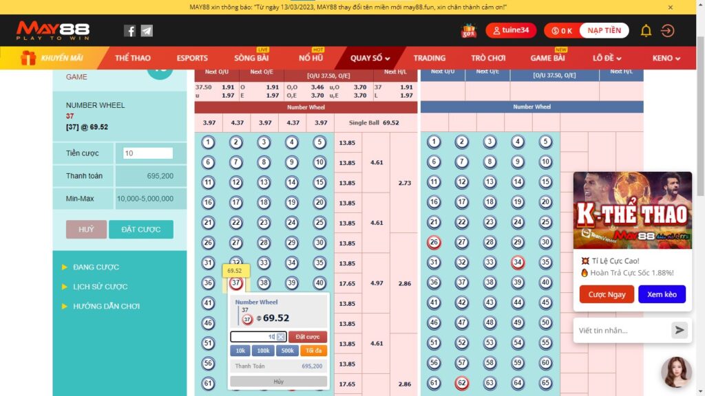 Bí kíp chinh phục trò chơi Number Game May88 Top