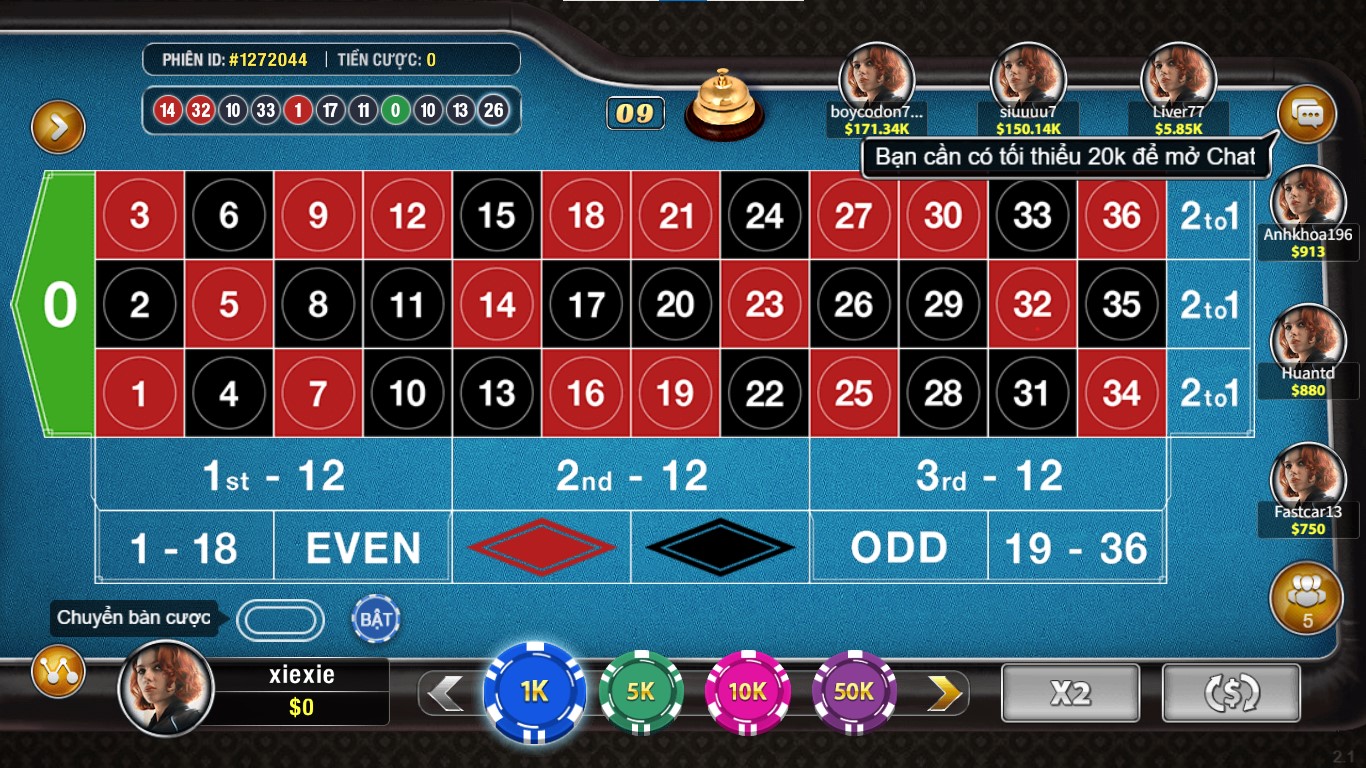 Ingame Roulette May88